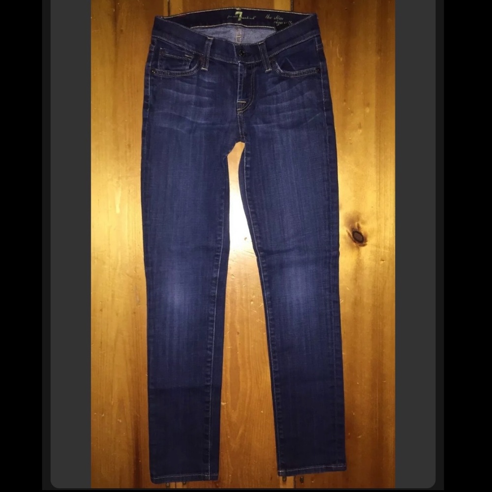 7 FOR ALL MANKIND The Slim Cigarette Jean Sz 24